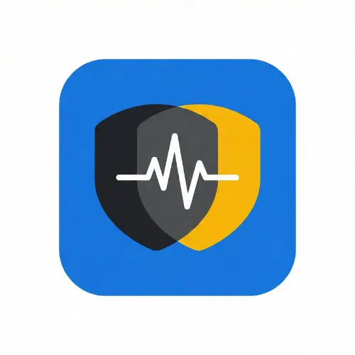 NCLEX-PN vs RN Readiness Calculator icon featuring dual-track comparison shields in GooExam brand blue, gold, and gray.
